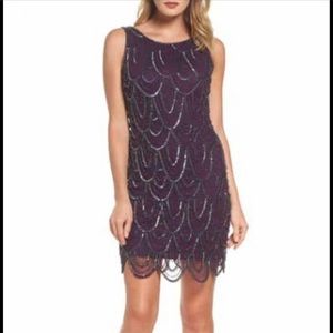 Pisarro Nights beaded mesh dress from Nordstrom